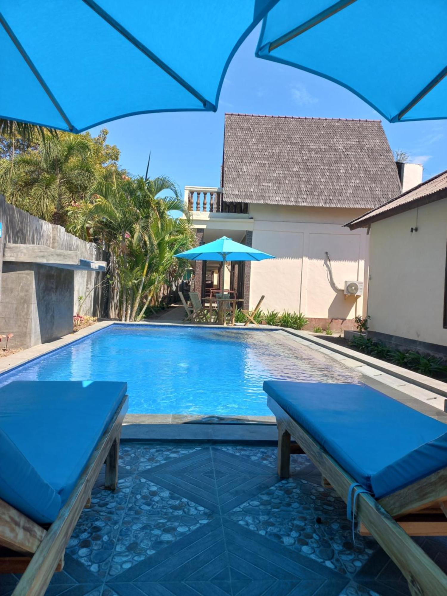 Kusuka Bungalow Gili Trawangan Luaran gambar